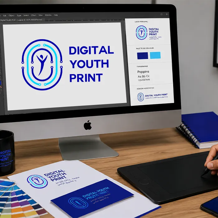 Digital Youth Print graphic design